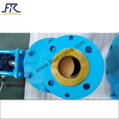 Pneumatic Ceramic Double Gate Valve