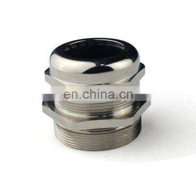 Waterproof Metal Brass Nickel Plated Cable Gland IP68 Free Sample M Type Compression Brass Cable Gland Nylon PA6 NBR or EPDM