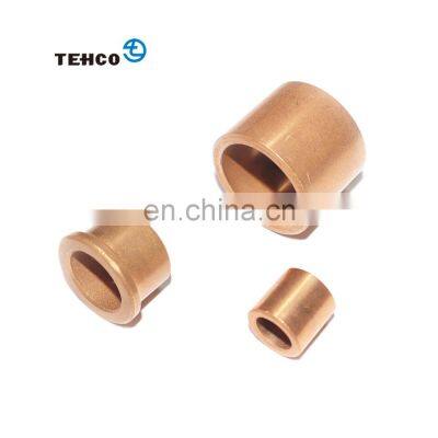 TEHCO Cu663 Bronze Oil Sintered Bushing Made of Brass Withstand Dry Condition Widely for Household Appliance and Electric Tools