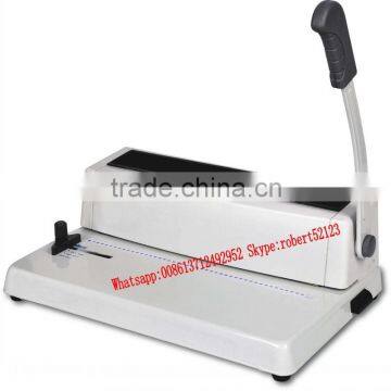 NanBo C338 Factory Cheapest Price Plastic Spiral Binding Machine, Plastic Coil Binding Machine