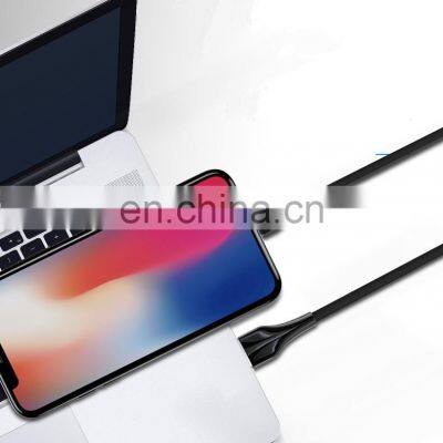 High Quality Zinc Alloy Denim USB Cord Cable Chargeing Usb Data Cable Lightening Cable For Iph/ Type C/Android