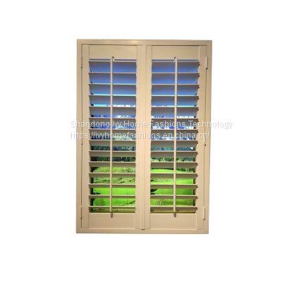Interior Decoration Windows Modern Design Plantation Shutters PVC Louver Window For Apartment photo-5