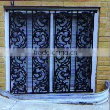 GYD-15WG138 decorative wrought iron door main gate/ gate grill design