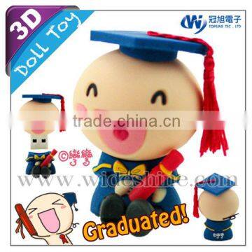 Toy shaped usb flash drive for graduation gift