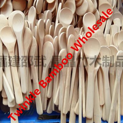 Bamboo salad spoon set /wholesale bambu spoon set from China twinkle bamboo Manufacturer