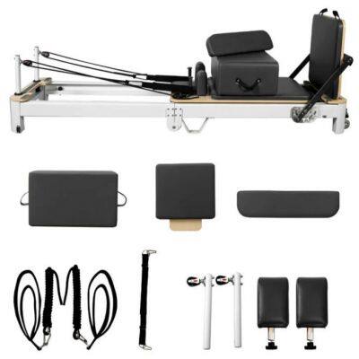 High Quality Foldable Aluminum Pilates Reformer photo-4