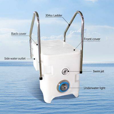 High-Efficiency Integrated Pool Filtration System With Ladder Pool Pipeless Filter Water Filtration Equipment for Swimming Pools photo-4