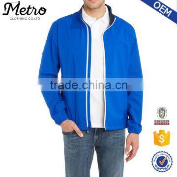 Wholesale Mens Nylon Zipper Jackets Without Hood