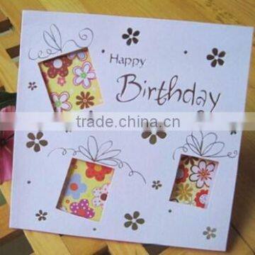 folding kids birthday greeting card