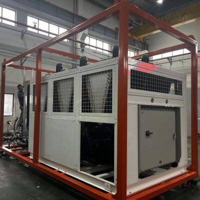 Air-cooled box-type industrial water chiller