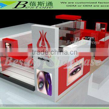 Hot sale Bestone eyebrow threading kiosk in mall