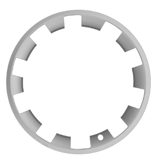 Conjunto de anéis do cubo da roda do Tesla Model Y OEM prateado de 20 polegadas (4 pe?as) - Substituto original para a Edi??o Juniper
