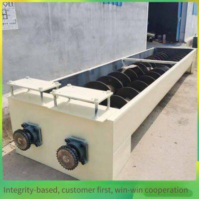 Large-angle Stainless Steel Screw Feeder, Round-tube Feeder for Rice Husks, 219-tube U-shaped Screw Elevator photo-4