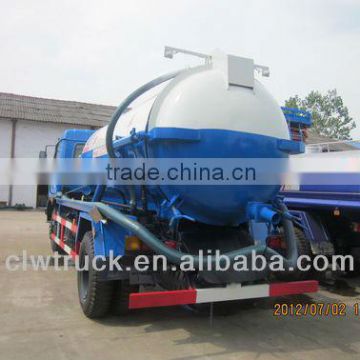 Dongfeng 4x2 sewage suction truck,6000L vacuum sewage truck pump