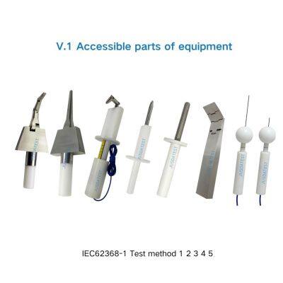 straight unjointed test probes of IEC 62368-1 V.1 Accessible parts of equipment