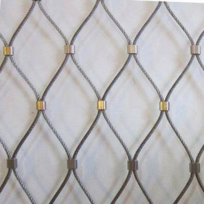 304/316 Edelstahl-Rauten-Kabelnetz für Treppenbeschläge und Zoo-Nutzung photo-2