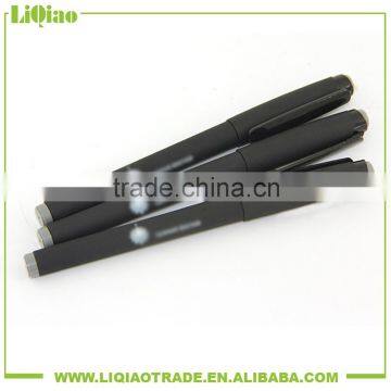 Black customized LOGO gel pen for promotion