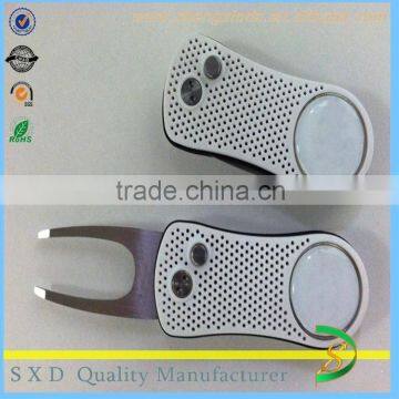 ODM manufacture high quality custom design golf club zinc alloy golf divot 1624