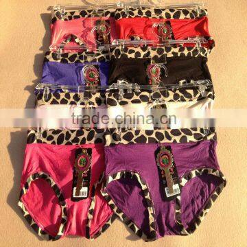 0.6USD High Quality Cotton Material Beautiful Fat Lady Panty/Panties/Thongs(jlhnk222)