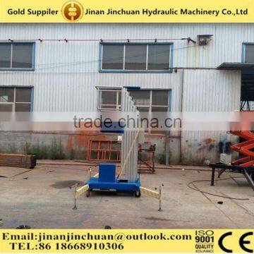 Electric Personnel Lift Platform CE Certification DC24V Aluminium Lift Man Lift , Big Wheel Aluminum Hydraulic Lift Home Lift photo-3