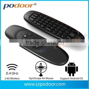 Podoor PC100 2.4GHz Air mouse with KeyboardPC, notebook, mini PC, Smart TV, Network Media Player, Tablet air mouse