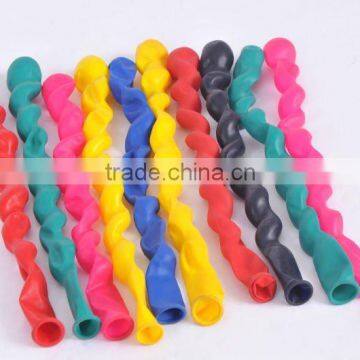 100% natural Latex screw balloon for wedding decoration