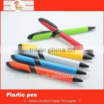 Muti colorful plastic ballpoint pens with high quality for school supply