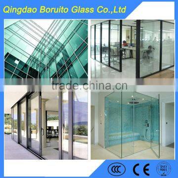 High quality flat solid 10mm 12mm tempered glass for doors