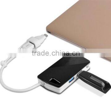 Box Shape Tablet USB Hub Travel Power Charger Adapter With 4 Port photo-5