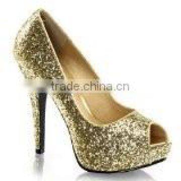 2015 gold glitter fabric for shoes,glitter wall fabric