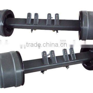 High Quanlity Good Performance Semi Trailer FUWA Axle 14T Round Tube photo-3