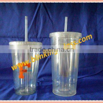 BPA Free plastic double cup