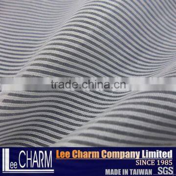 Fashion Organza 100% Polyester Voile Upholstery Striped Fabric