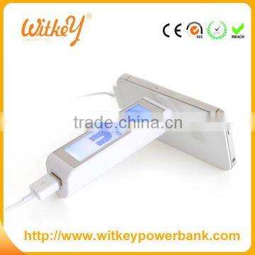 Mini holder power bank battery charger with selfie shutter botton