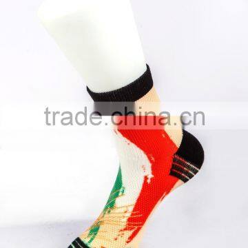 360 degree seamless 3D printing socks adult people new fashion sport socks