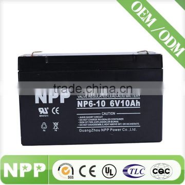 6V10ah 20hr battery used telecom lead acid battery