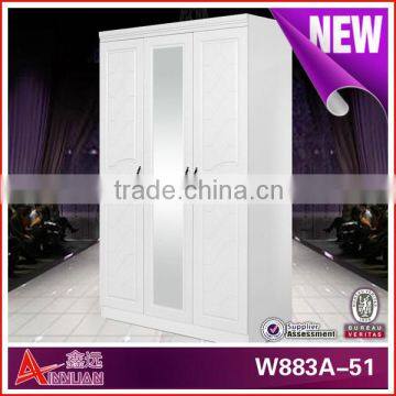 W882A-50 Bedroom Wardrobe Designs/Cheap Wardrobe Closet/wood Modern Wardrobe photo-3