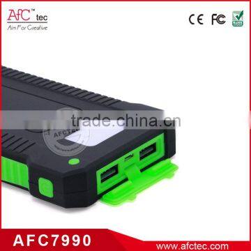 8000mah Guangzhou Waterproof Power Bank Charger Solar Power Bank photo-6