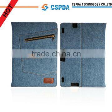 Blue Jeans Cloth Smart Case With Stand For Kindle Fire HDX 8.9 Inch
