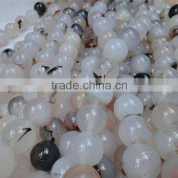 Brazil Agate 100% Natural Spot Agate Round Bead photo-5