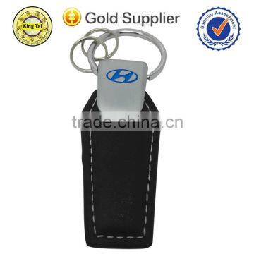 High quality car logo leather honda keychain