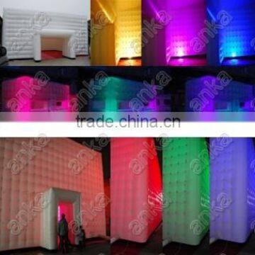 2014 HOT ! Custom tent type LED inflatable tent for sale