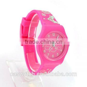 New design watches for teenage Super girl Pink girl Fashion silicone watch