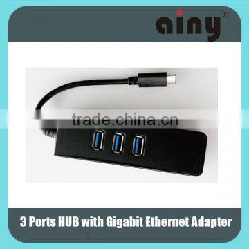 Type C USB 3.1 to 3 ports USB HUB adapter