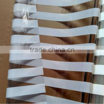 PET 5050 white stripe for office glass door,41mm home decorative film