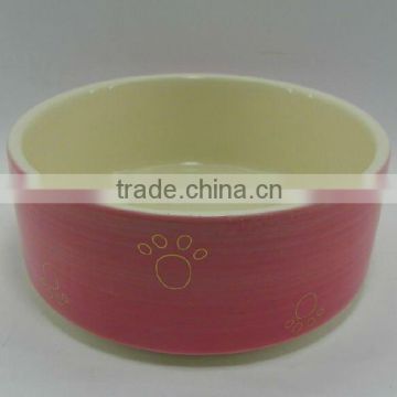 Ceramic Pet Food Bowl Pet Ceramic Feeder Bowl