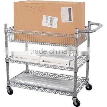 Chrome Wire Shelving carts