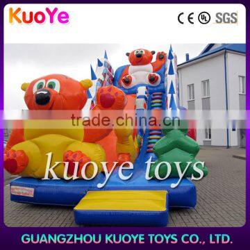 bear big inflatable slide,jump slide inflatables,trampolines slide inflatable