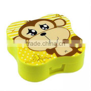 Yellow Cute Monky Contact Lens Case Wholesale