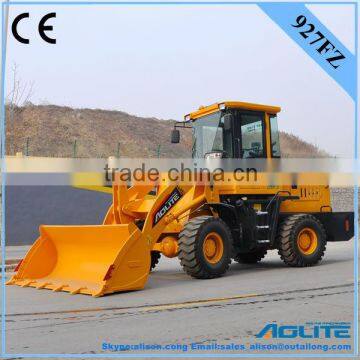 chinese 1300kg rated load small tractor front end loader for construction